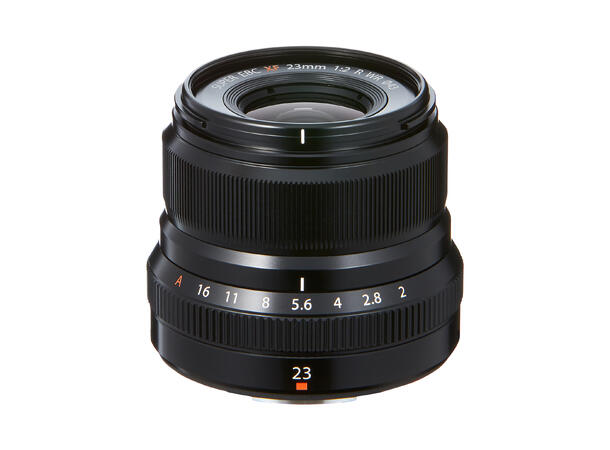 Fujifilm XF 23mm f/2 R WR Sort Kompakt værtettet vidvinkelobjektiv 